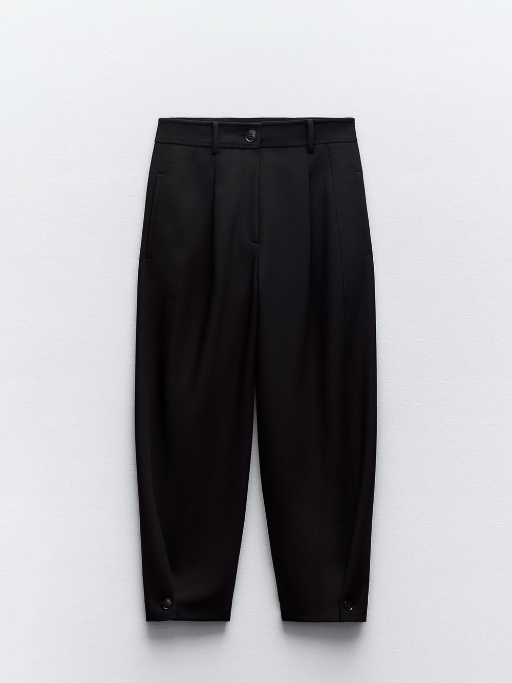 Zara Pleated Tapered Pants size small